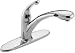 Delta 470 Signature Single-Handle Kitchen Faucet with Pull-Out Spray, Chrome