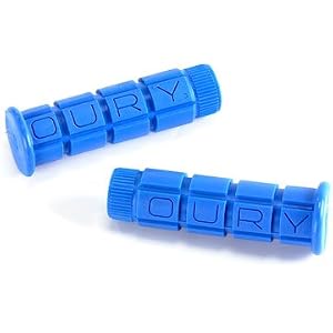 Oury Mountain Bike Grips 120mm Soft Blue