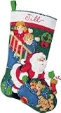 No Peeking Stocking Felt Applique Kit
