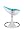 Bloom Fresco Contemporary Baby Highchair (with Bermuda Blue Liner)