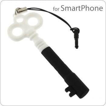 iKEY Touch Pen Cell Phone Strap for Smartphone (White)