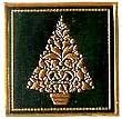 Holly & Flower Tree Embossed Seals