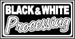 Black and White Processing Lightbox Sign