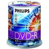 DVD-R 4.7GB DATA 120MIN VID 16X 100-Spindle