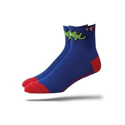 DeFeet AirEator 2.5in Food Chain Cycling/Running Socks - AIRFOO