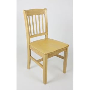 Solid Wood Dining Chair – Natural Stain