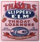 Throat Lozenges, Cherry, Slippery Elm, 24 ct.
