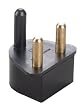 Adapter Plug - South Africa, Ireland, India, Hong Kong - Black Polarized