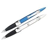 Morph Ballpoint Pen, Broad Point, Black Ink, Electric Blue Barrel - 4722 / CRO4722