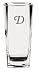 Culver Inc., Monogram D 4 Piece Tall Beverage Glass Set