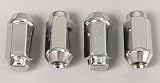 Gorilla Automotive Products 76197: Lug Nuts, Conical Seat, Bulge, 9/16 in. x 18 RH, Closed End, Chrome Plated Steel, Set of 4
