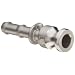 Dixon Valve Stainless Steel 316 Boss-Lock Type E Cam and Groove Fitting, Plug x Barbed