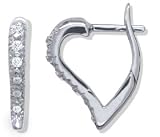 .12CT Round Diamond Pave Earrings