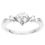 Sterling Silver Gift Wrapped Heart Ring