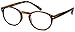 Gamma Ray Reading Glasses - 4 Pairs Flex Round Readers for Women and Men - 1.25