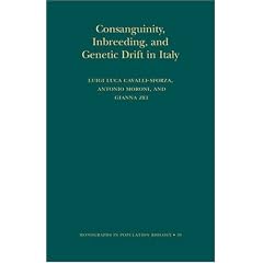 Consanguinity, Inbreeding, and Genetic Drift in Italy (MPB-39) (Monographs in Population Biology)