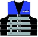 KENT DELUXE 4 BELT PROMOTIONAL FAMILY VEST SERIES BLUE/BLACKSize: XL / Chest: 44-48'
