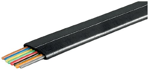1aTTack Telefonflachkabel (8 Adrig, Spule 100m) schwarz Preisvergleich