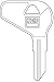 HY-KO PRODUCTS CO. 11010KUB2 KUBOTA KEY (PACK OF 10)
