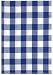 Durable Hand Woven 100% Cotton Picnic Check Blue Dishtowel 18" X 28" Set / 6