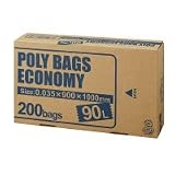 オルディ　ポリバッグエコノミー　ＢＯＸ　透明　９０Ｌ　２００枚　PBE-N90-200の画像