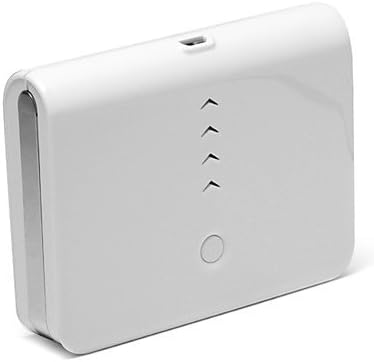 RayShop - YH-8030 12000MAH Wallet Type Business High-capacity High-end Mobile Power Supply ( Color : White )