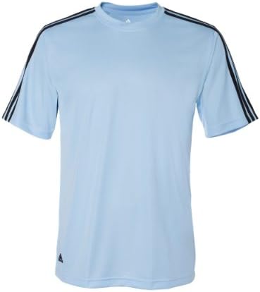 Adidas Golf A72 ClimaLite Mens 3-Stripes Golf T-Shirt