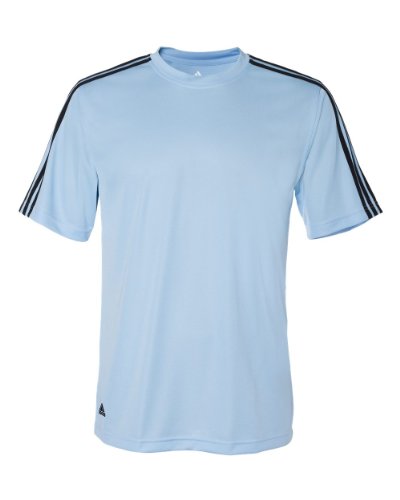 Adidas Golf A72 ClimaLite Mens 3-Stripes Golf T-Shirt