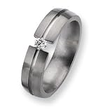 Titanium 6mm Diamond Band TB93AA-10
