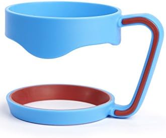 Plastic Handle Hand Rubber Anti-Slip Grip Accessory for 30 OZ Yeti &amp; Other Cooler Tumbler Rambler Cups (HANDLE ONLY)