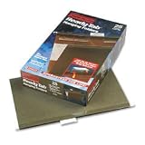 Hanging Folder, Legal, 1/5 Cut Tabs, Infopocket, Brown, 25/Box ESS42591