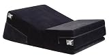 Wedge/ramp Combo Plus Size, Black Microfiber
