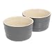 Le Creuset Stoneware Ramekins Set of 2, Granite