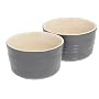 Le Creuset Stoneware Ramekins Set of 2, Granite