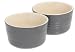 Le Creuset Stoneware Ramekins Set of 2, Granite