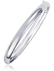 Classic Bangle in 14K White Gold (5.0mm)