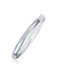 Classic Bangle in 14K White Gold (5.0mm)