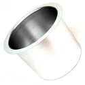 Brybelly, 10 Silver Aluminum Poker Table Cup & Bottle Drink Holders for Drop in Poker Tables