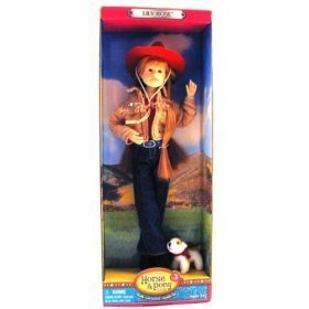 Lily Rose in Suede Jacket and Red Hat Western Riding Outfit by Only Hearts Club