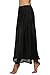 Avidlove Women Lingerie Slips Satin Snip-it Half Slip Lace Underskirt Long Black,X-Large