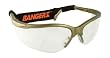 HS4500 Bangerz Light Weight Squash Glasses - Silver or Gun Metal Frame