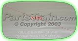 MIRROR GLASS jaguar XKR x-kr series 00-05 XJ6 x-j6 95-97 XK8 x-k8 97-05 view rh
