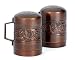 Old Dutch International 4? Inch Antique Embossed Stovetop Salt & Pepper Set