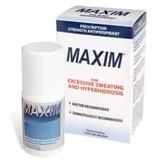 Maxim Prescription Strength Antiperspirant & Deodorant - Doctor and Dermatologist Recommended