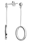 Sterling Silver Oval Dangle Earrings