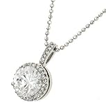 Pave Diamond Donut Pendant Mounting .11cttw (cz ctr)
