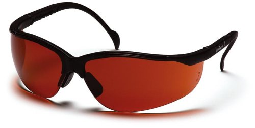 Venture II Safety Glasses w/ Copper Blue-Blocker Lens