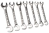 Techni-Tool Wrench Set, Open End, Ignition, Metric, 8 Pc