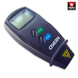 Professional Digital Laser Photo Non Contact Tachometer - Accurate to 99,999 RPM Measurement Tool