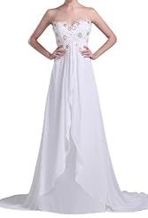 Chiffon Corset   Waistline Crystal Cutout Keyhole Evening Dress 